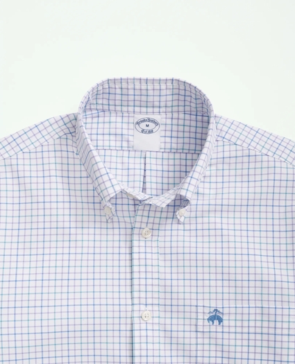 Performance Series Stretch Button-Down Collar, Checked Sport Shirt, image 2