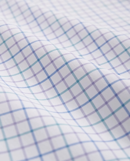 Performance Series Stretch Button-Down Collar, Checked Sport Shirt, image 3