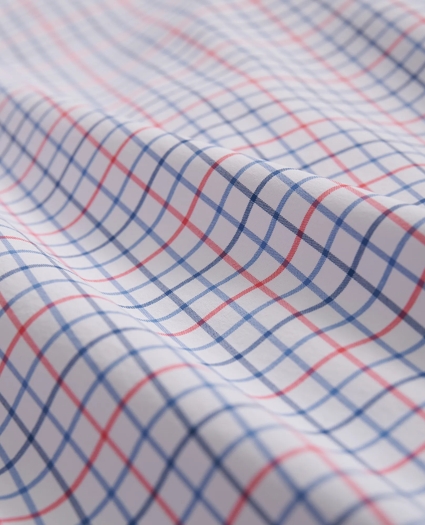 Performance Series Stretch Button-Down Collar, Checked Sport Shirt, image 3