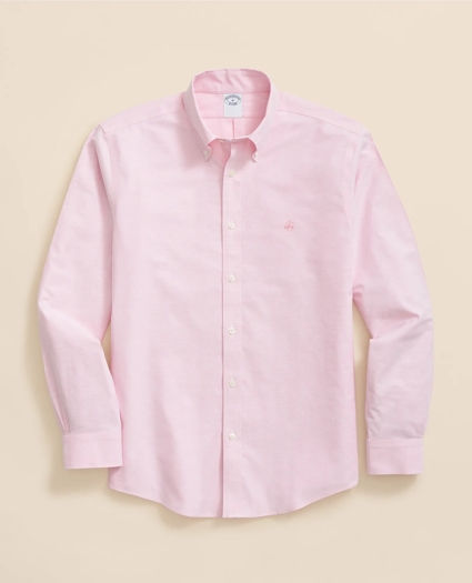 Stretch Cotton Non-Iron Oxford Polo Button Down Collar, Shirt, image 1