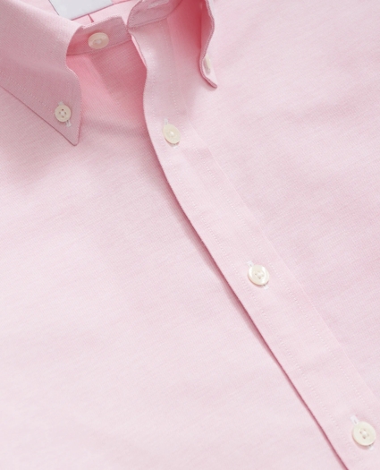 Stretch Cotton Non-Iron Oxford Polo Button Down Collar, Shirt, image 2