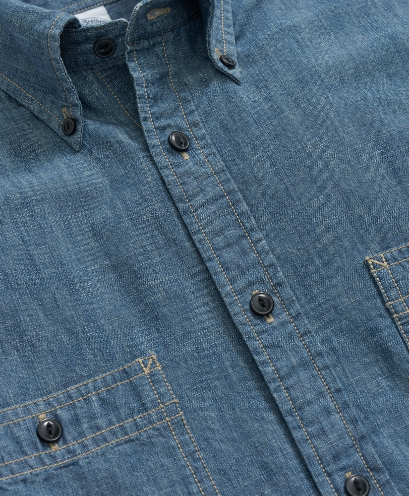 Work Shirt Indigo Cotton Chambray