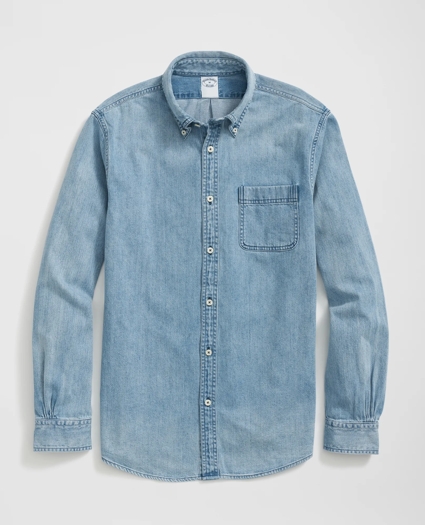 Archival Denim Shirt in Cotton Twill, image 1