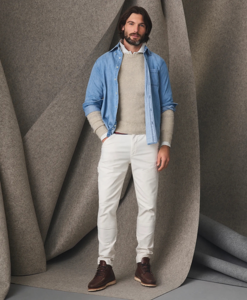 Archival Denim Shirt in Cotton Twill, image 2