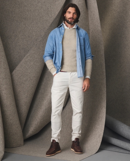 Archival Denim Shirt in Cotton Twill, image 2