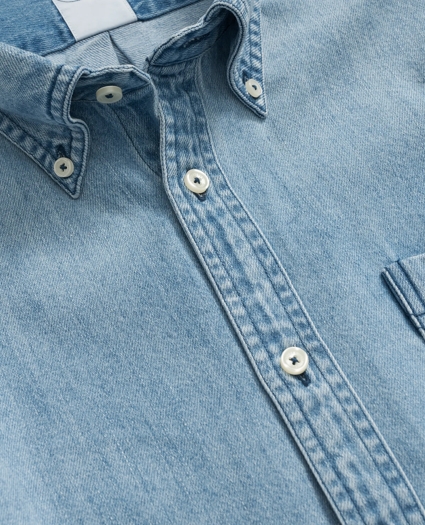 Archival Denim Shirt in Cotton Twill, image 4