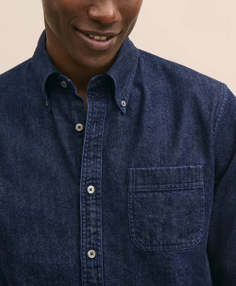Archival Denim Shirt in Cotton Twill, image 2