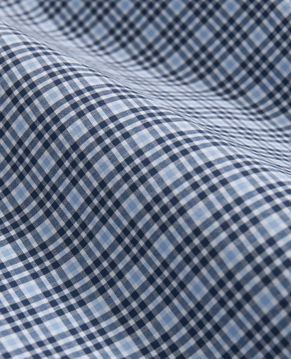Performance Series Stretch Button-Down Collar, Micro Checked Sport Shirt, image 3