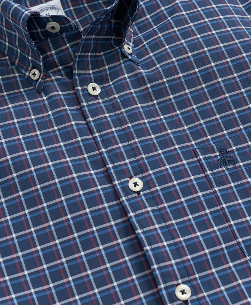 Performance Series Stretch Button-Down Collar, Graph Check