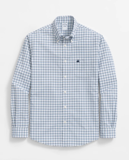 Performance Series Stretch Button-Down Collar, Graph Check Sport Shirt, image 1