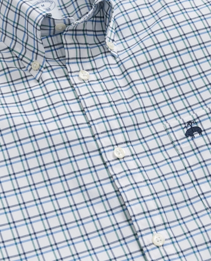 Performance Series Stretch Button-Down Collar, Graph Check Sport Shirt, image 2