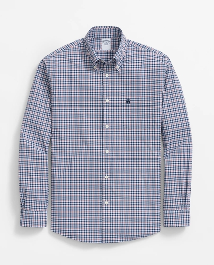 Performance Series Stretch Button-Down Collar, Checked Sport Shirt, image 1