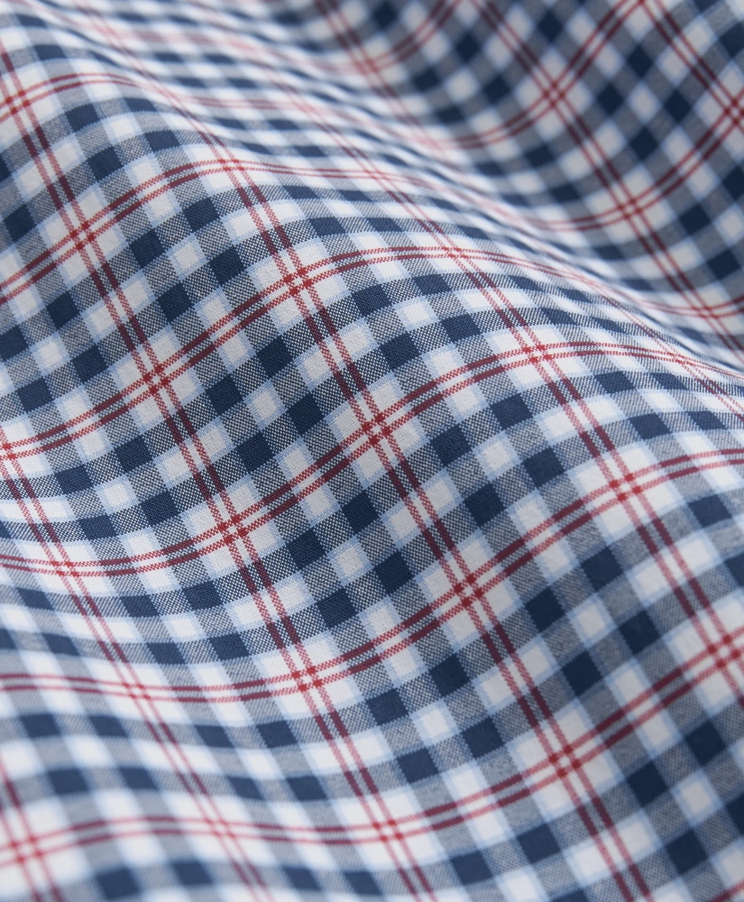 Performance Series Stretch Button-Down Collar, Checked Sport Shirt, image 3