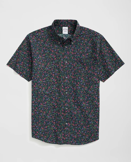 Friday Shirt, Short-Sleeve Poplin Flower Print, image 1