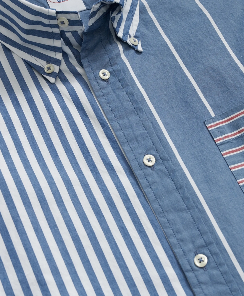 Friday Shirt, Short-Sleeve Poplin Fun Stripe, image 2