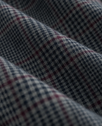 Cotton-Cashmere Sport Shirt in Checked Flannel, image 3