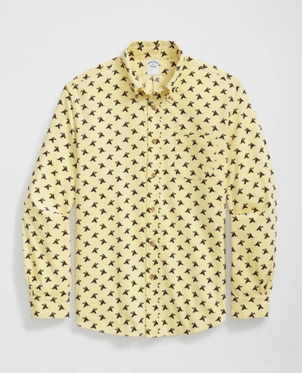 Cotton Pinwale Corduroy Mallard Sport Shirt, Button-Down Collar, image 1