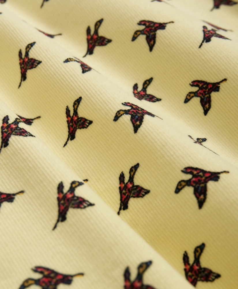 Cotton Pinwale Corduroy Mallard Sport Shirt, Button-Down Collar, image 3
