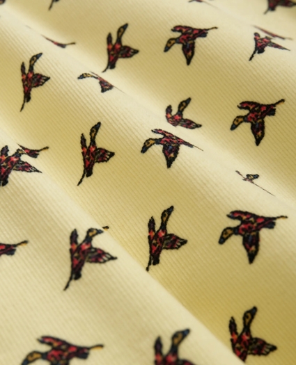 Cotton Pinwale Corduroy Mallard Sport Shirt, Button-Down Collar, image 3