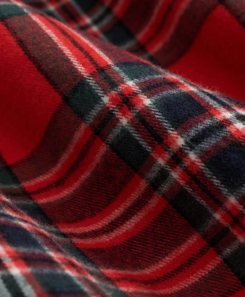 Cotton Shirt Jacket in Plaid Portuguese Flannel, image 3