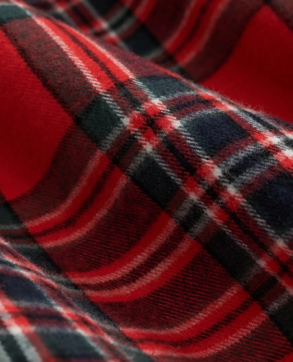 Cotton Shirt Jacket in Plaid Portuguese Flannel, image 3