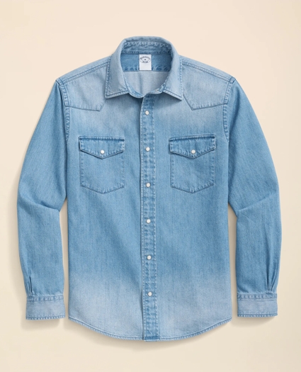 Western Denim Sport Shirt, image 1
