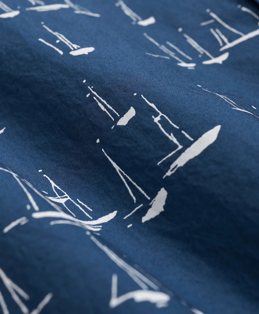 Friday Shirt, Short-Sleeve Poplin Sailboat, image 3