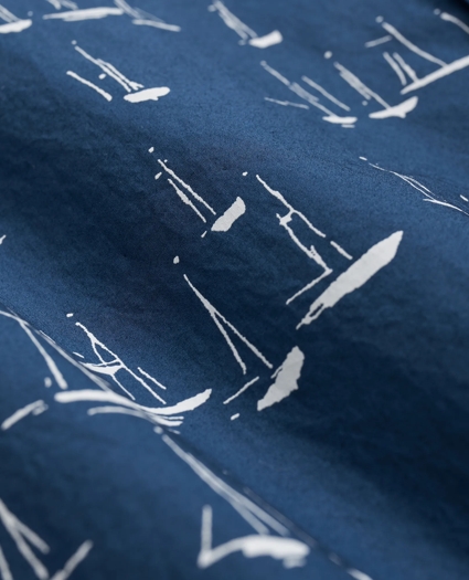 Friday Shirt, Short-Sleeve Poplin Sailboat, image 3