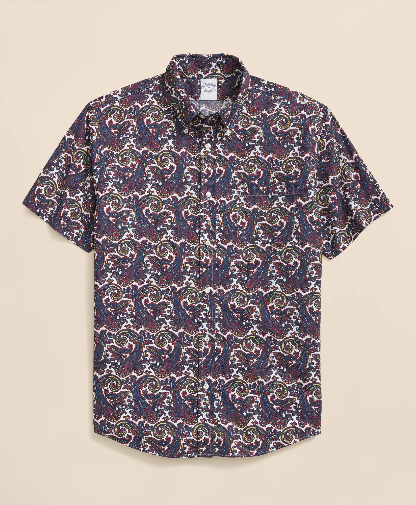 Friday Shirt, Poplin Paisley, image 1
