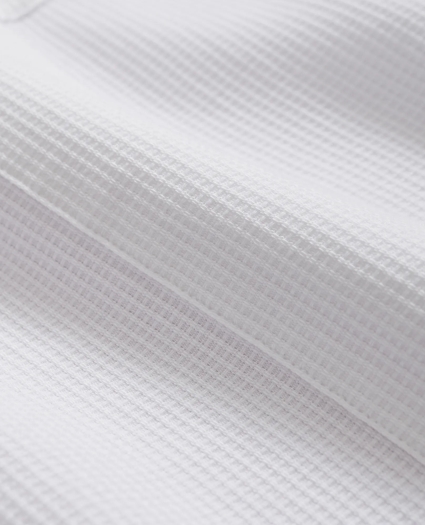Cotton Guayabera Waffle-Weave Short-Sleeve Shirt, image 3