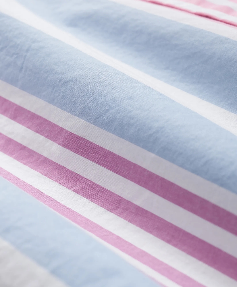 Friday Shirt, Short-Sleeve Poplin Awning Stripe, image 3