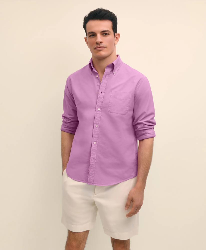 Men's Friday Shirt, Garment Dyed Oxford | Brooks Brothers