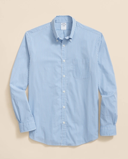 Performance Series Stretch Polo Button-Down Collar, Candy Stripe Sport Shirt, image 5