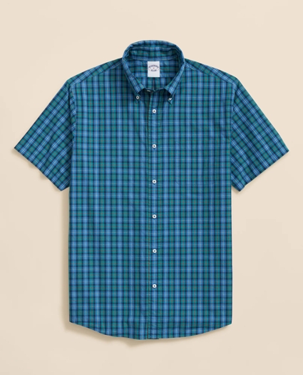 Friday Shirt, Poplin Short-Sleeve Tartan, image 1