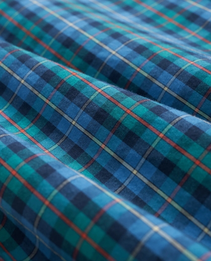 Friday Shirt, Poplin Short-Sleeve Tartan, image 3