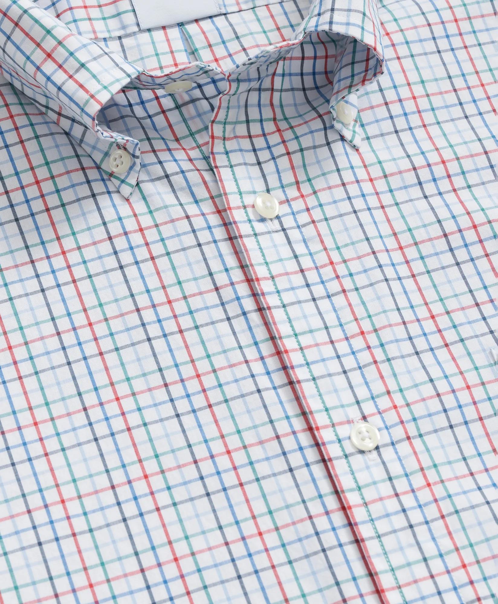 Friday Shirt, Poplin Short-Sleeve Grid Checks, image 2