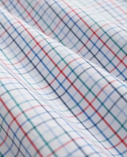 Friday Shirt, Poplin Short-Sleeve Grid Checks, image 3