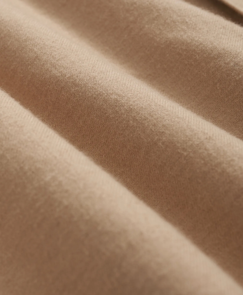 Cotton-Cashmere Flannel Military Sport Shirt, image 3
