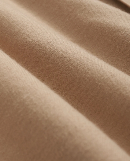 Cotton-Cashmere Flannel Military Sport Shirt, image 3