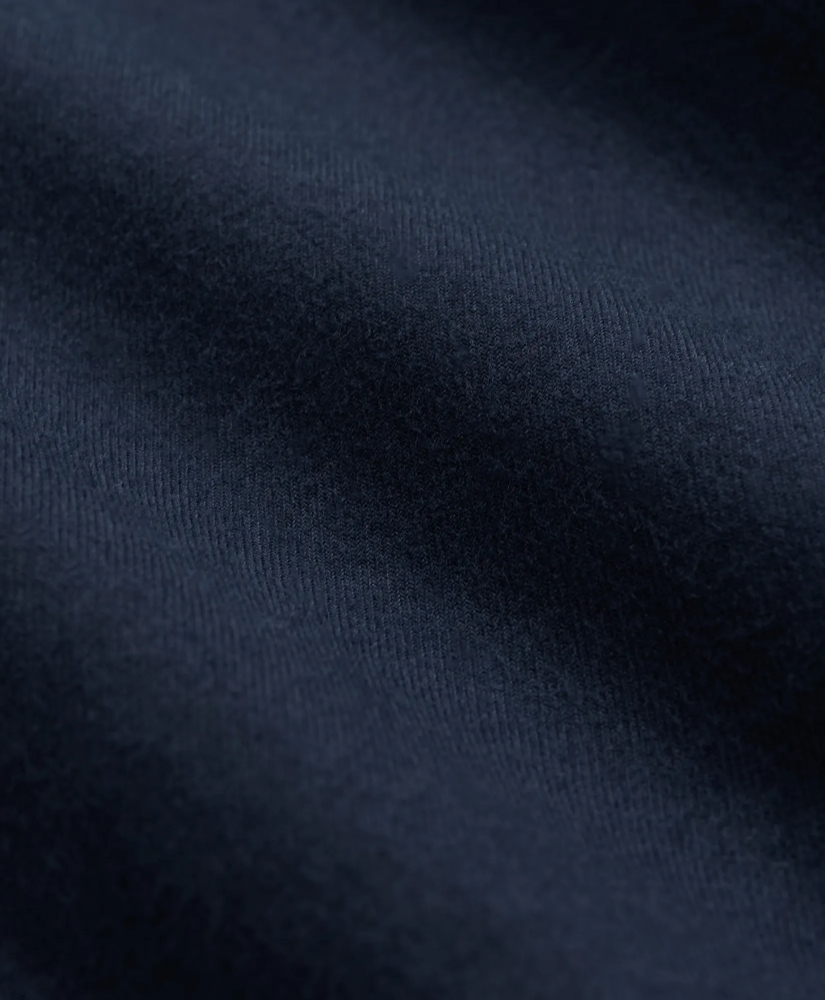 Cotton-Cashmere Flannel Military Sport Shirt, image 3