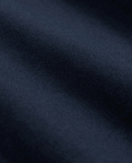 Cotton-Cashmere Flannel Military Sport Shirt, image 3