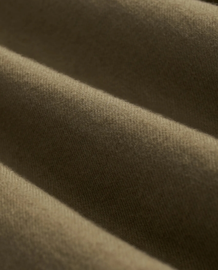 Cotton-Cashmere Flannel Military Sport Shirt, image 3