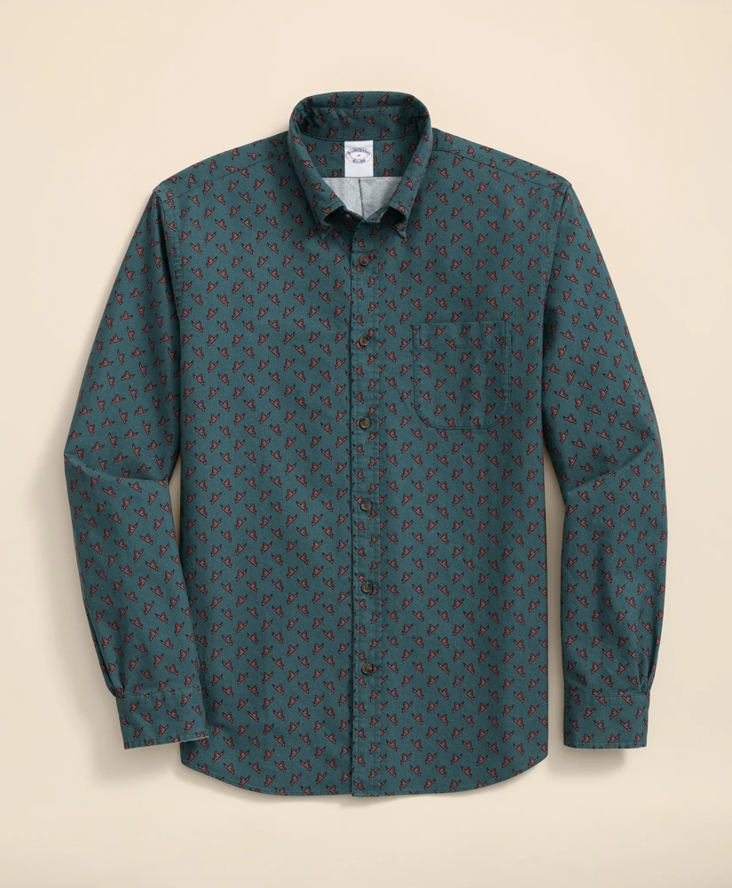 Friday Shirt, Oxford Mallard Print