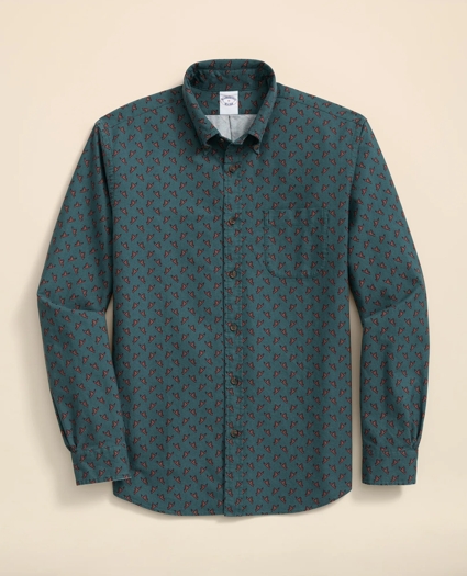 Friday Shirt, Oxford Mallard Print, image 1