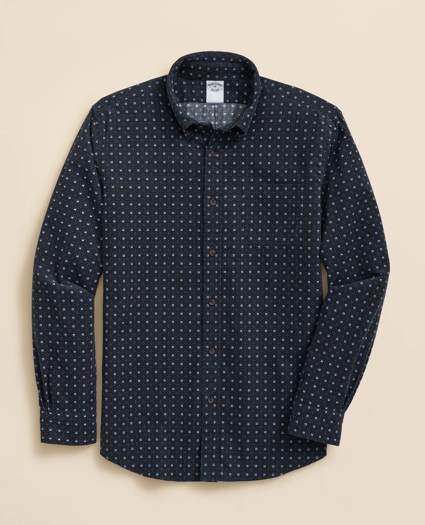 Cotton Corduroy Foulard Sport Shirt, image 1