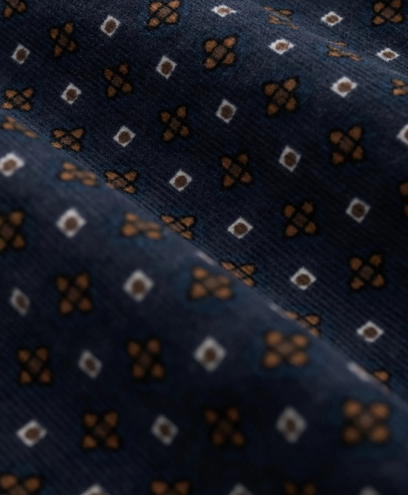 Cotton Corduroy Foulard Sport Shirt, image 3