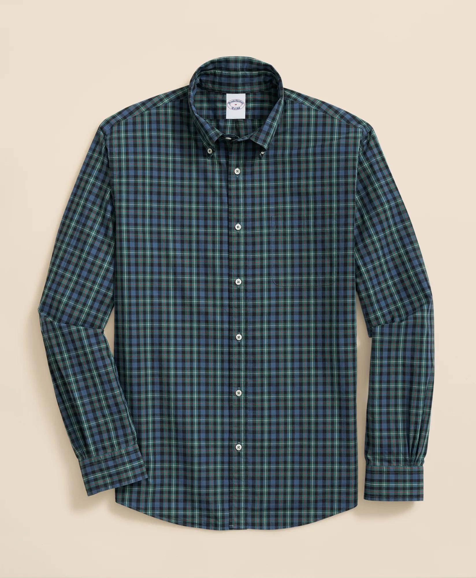 Friday Shirt, Poplin Stewart Tartan, image 1