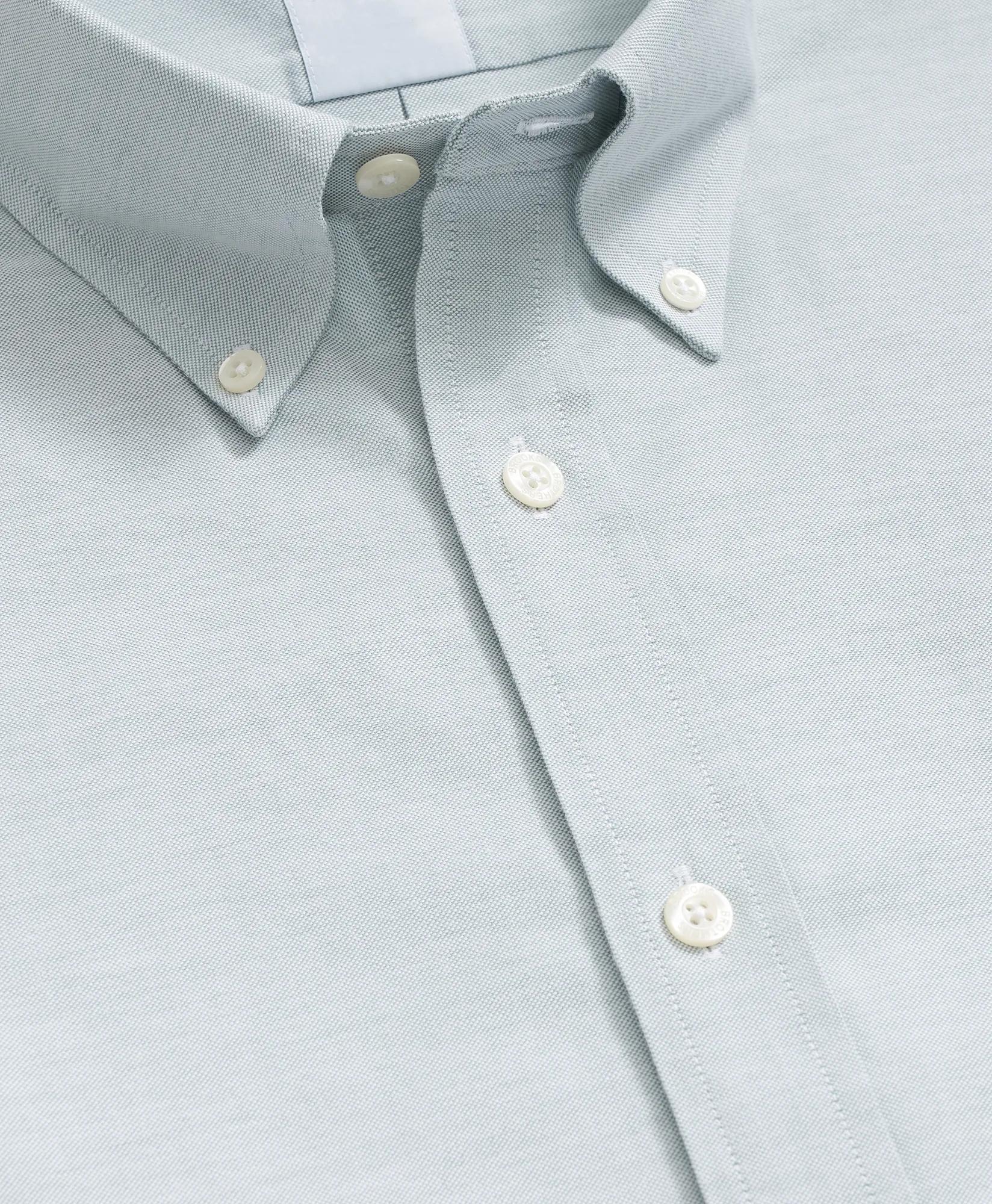 Stretch Non-Iron Oxford Button-Down Collar, Short Sleeve Shirt, image 2