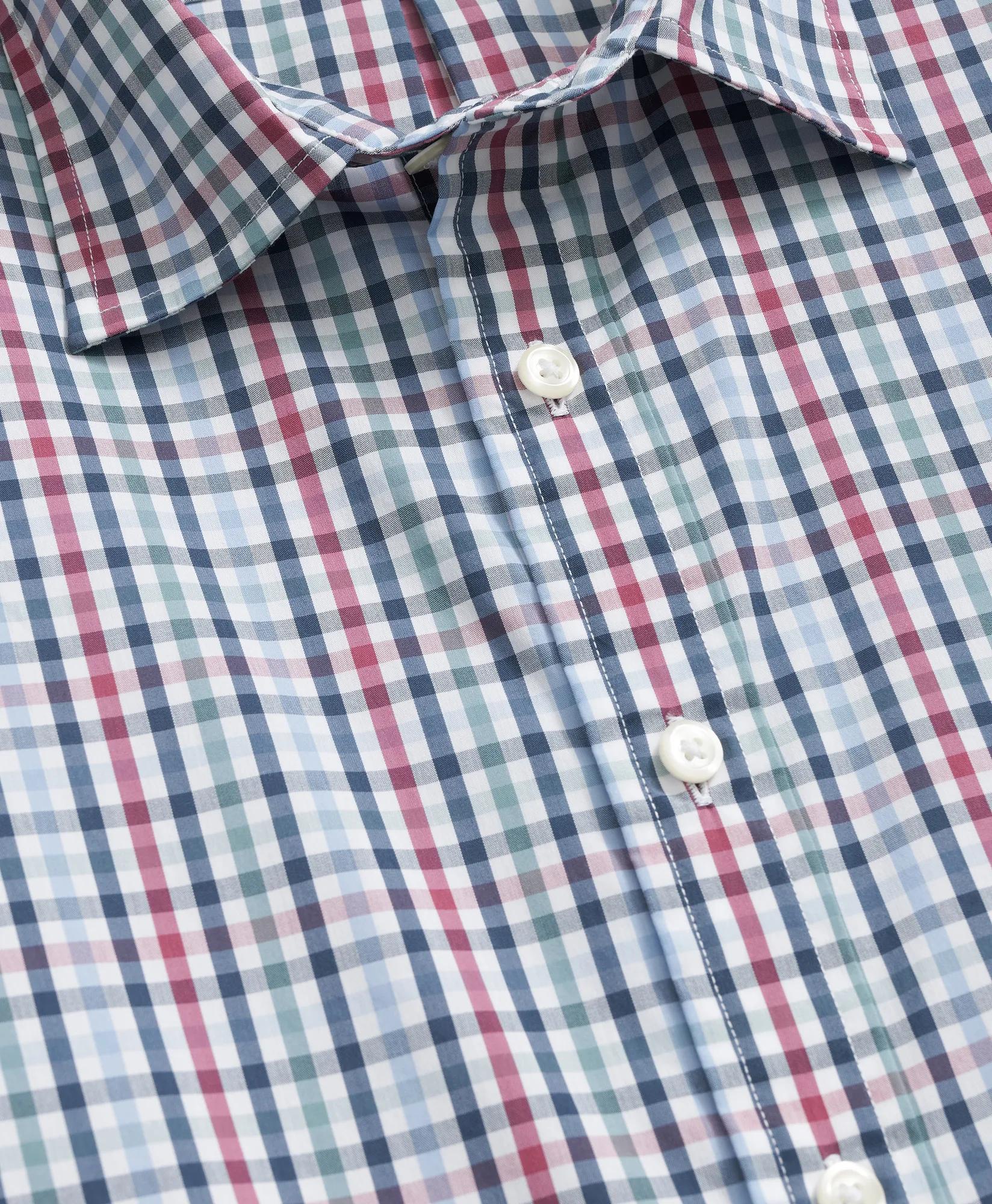 Performance Series Stretch Spread Collar, Multi-Gingham Sport Shirt, image 2