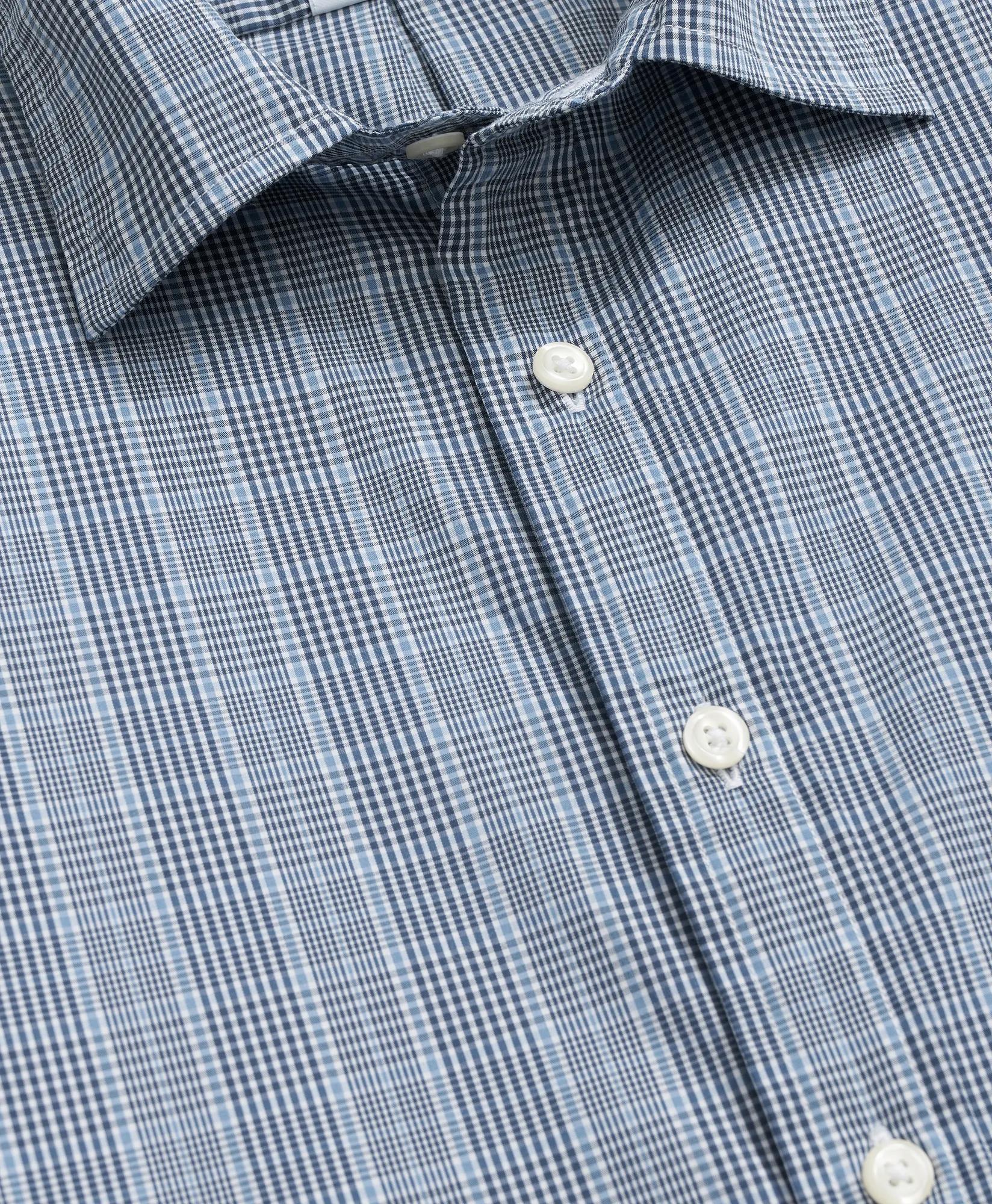Performance Series Stretch Spread Collar, Glen Plaid Sport Shirt, image 2